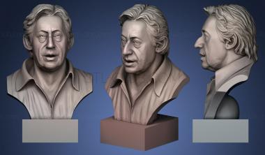 3D model Serge Gainsbourg 2 (STL)